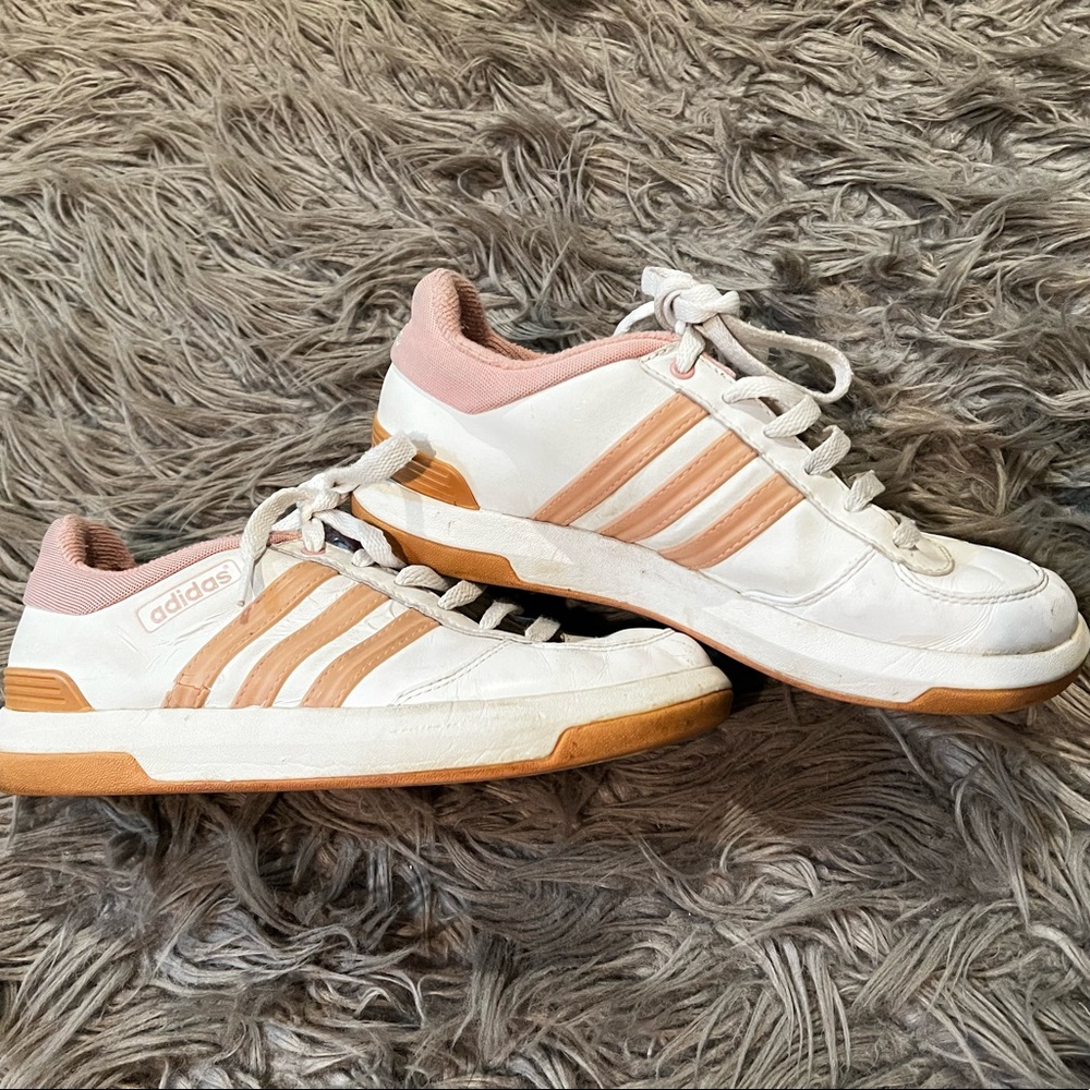 Adidas CLUBLINE Classic 7.5 7 1/2 pink Tennis shoes